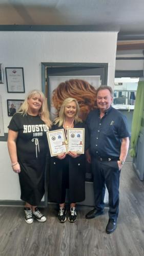 Congrats to Linda Sugrue from Tralee on receiving her diplomas with honors from ABIHS ... congrats